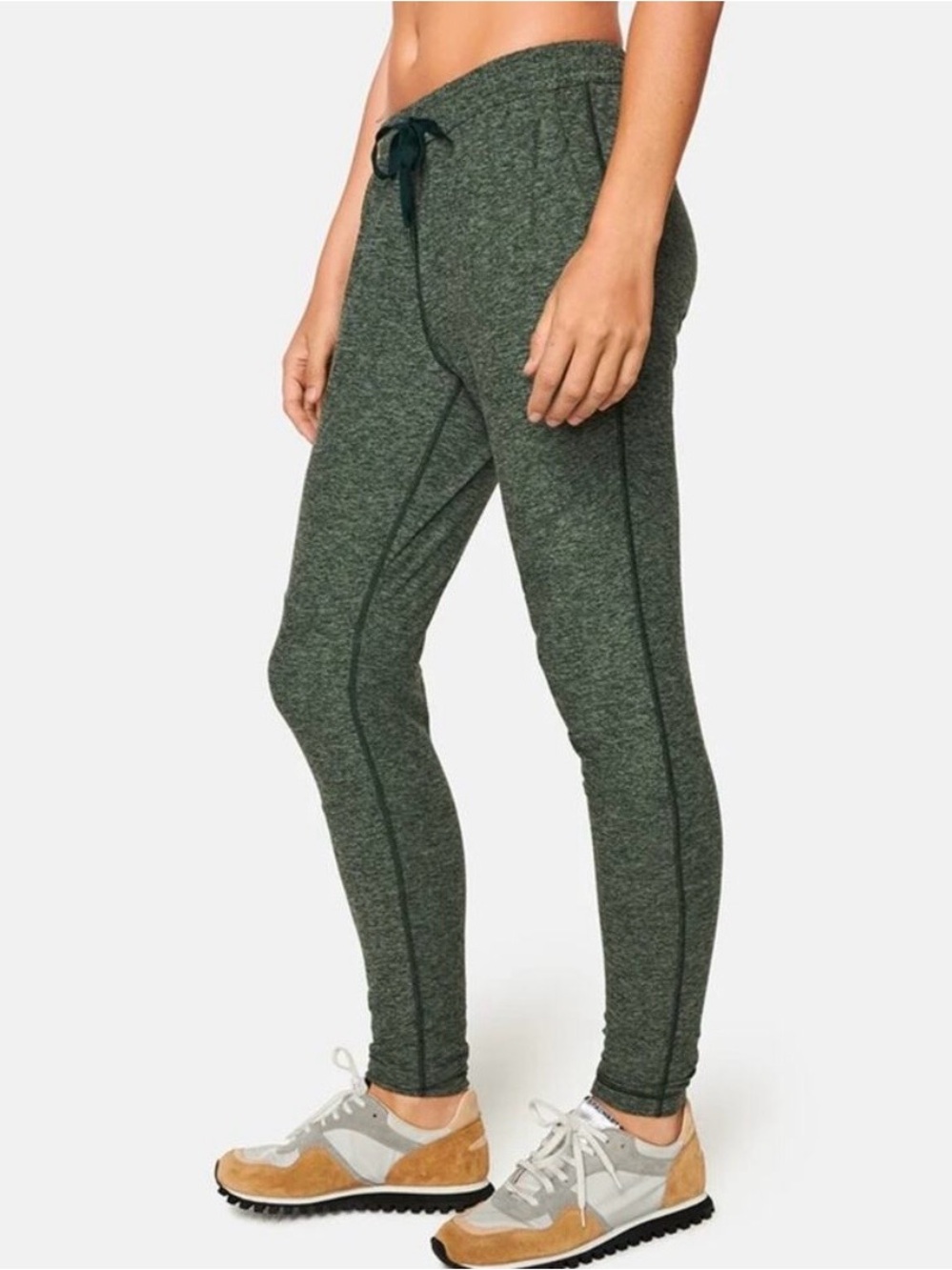 OUTDOOR VOICES Hunter Green All Day CloudKnit Active Lounge Gym Joggers Size XS - Picture 1 of 6